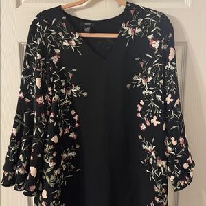 Alfani Black Floral Dress